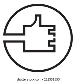 Like icon. Vector Illustration