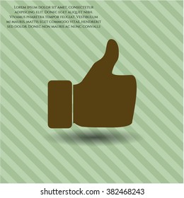 Like icon vector illustration