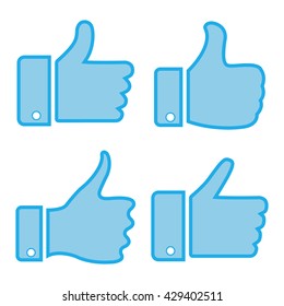 Like Icon. Vector illustration