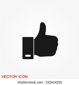 Like icon, vector illustration