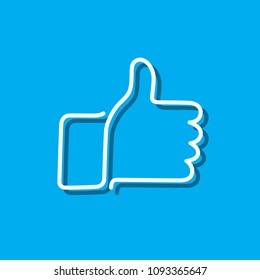 Like icon, vector illustration design. Neon logo collection.