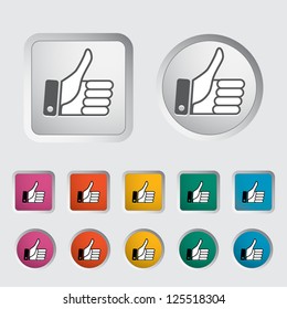 Like icon. Vector illustration EPS.