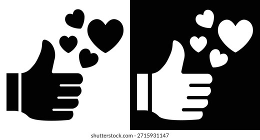 Como o estilo de glifo de ilustração de vetor de ícone no plano de fundo branco e preto