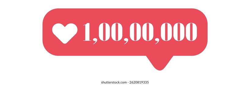 like icon vector. Instagram Comment and Follower icons vector. 