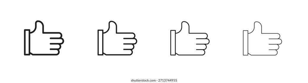 Like icon. Vector isolated pictograms.