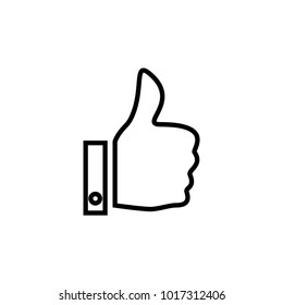 Like icon vector logo design template