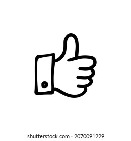 como icono en vector. Logotipo - Doodle