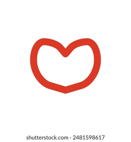 Like icon, like vector, love symbol icon, heart vector icon, Valentine heart icon, heart shape isolated, like symbol, vector illustration, button vector