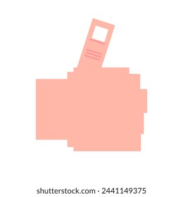Like icon Vector icon retro pixelated style