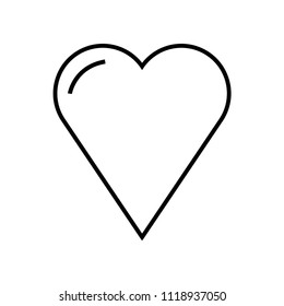 Like icon vector icon. Simple element illustration. Like symbol design. Can be used for web and mobile.