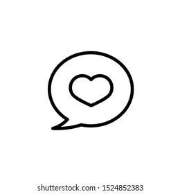 Like icon vector. Social media. Like notification icon. Heart symbol. Stock vector