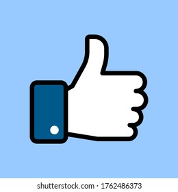 Like icon vector, Like symbol illustration