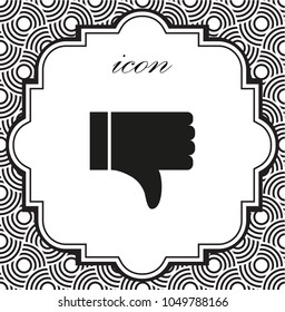 like icon vector, symbol like, sign like vector, on a geometric background