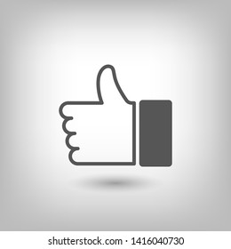 like icon vector. Thumbs up icon.