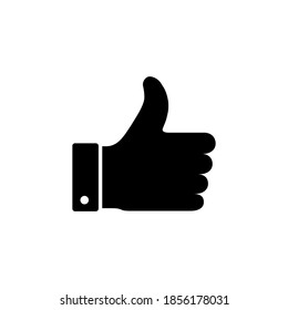 Como un vector de icono. Miniaturas arriba vector de icono. Me gusta la mano