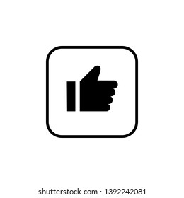 like icon vector. Thumbs up icon. social media icon. Like and dislike icon. Thumbs up and thumbs down