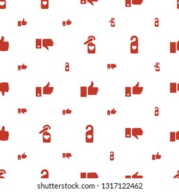 like icons pattern seamless white background. Included editable filled heart tag, thumb up, dislike, thumbs up icons. like icons for web and mobile.