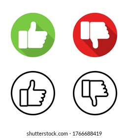 Como íconos. Icono de subir y bajar. Sube y baja los iconos vectoriales. Como símbolos. ilustración vectorial