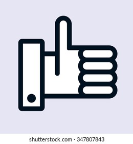 Like icon.vector illustration.