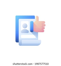 Como aislado en fondo blanco ilustración vectorial realista