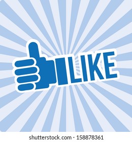 like label over grunge background vector illustration 