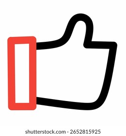 wie Linienfarbe Symbol editierbarer Vektor
