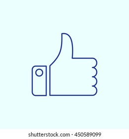 Like Line icon. Eps-10.