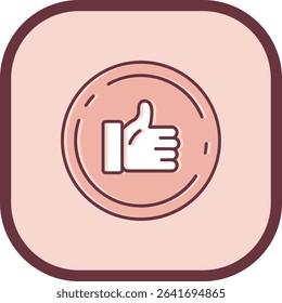 Like Line vector Icon Design