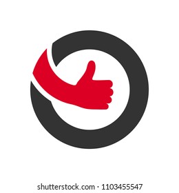 like logo. finger icon. hand symbol. vector eps 08.