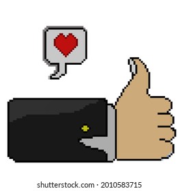 Icono de comentarios de me gusta y amor, aislado en fondo blanco
