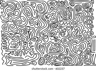 like a maze vector