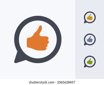 Like Notification - Glyph Duo Icons. A professional, pixel-aligned icon.