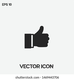 Like, Ok vector icon illustration. Premium quality.