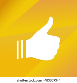 Like on a yellow background.