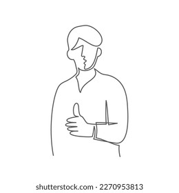 Como Un dibujo de línea sobre fondo blanco