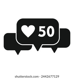 Icono de comentarios en línea vector simple. Mejor contenido multimedia. Mensaje publicado