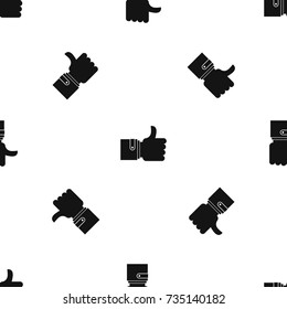 Like pattern repeat seamless in black color for any design. Vector geometric illustration