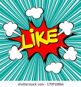 Like with radial speed. comic speech bubble
