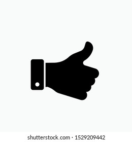 Like, Recommended or Thumb Icon - Vector, Sign and Symbol for Design, Presentation, Website or Apps Elements. 