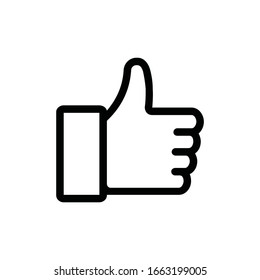 Like, Recommended or Thumb Icon - Vector.