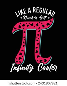 LIKE A REGULAR NUMBER BUT INFINITY COOLER THISRT DESIGN