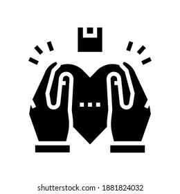 like review glyph icon vector. like review sign. isolated contour symbol black illustration