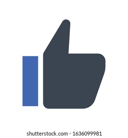 Like, review icon, vector graphics