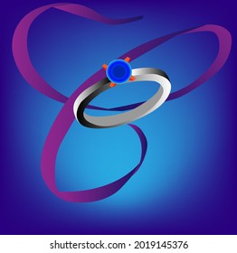 like the ring flying over the cloth 