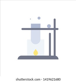 Like, Science, Space  Flat Color Icon. Vector icon banner Template