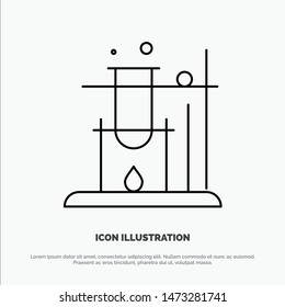 Like, Science, Space Line Icon Vector
