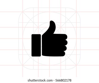 Like Sign Simple Icon