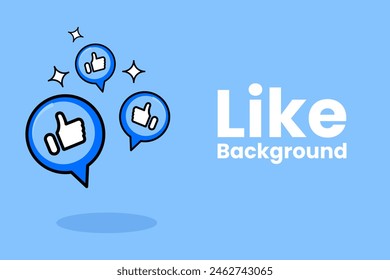 Like social media background. Community concept vector illustration.