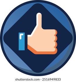 like, social media, hand line icon. editable stroke. pixel perfect. for mobile and web.
