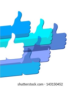 Like - social network symbol